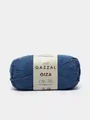 Лазурный пряжа Gazzal Giza 100% Мерсеризованный хлопок 50г 125м