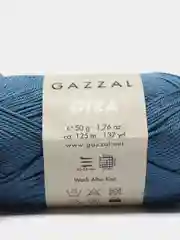 Морской пряжа Gazzal Giza 100% Мерсеризованный хлопок 50г 125м