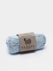Небесно-голубой пряжа Gazzal Giza 100% Мерсеризованный хлопок 50г 125м