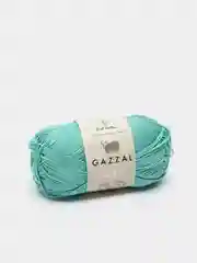 Бирюзовый пряжа Gazzal Giza 100% Мерсеризованный хлопок 50г 125м