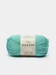 Бирюзовый пряжа Gazzal Giza 100% Мерсеризованный хлопок 50г 125м