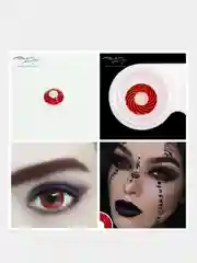 Конфетный красные линзы "Наруто-косплей", 2 шт, на 1 год, 10 вариантов