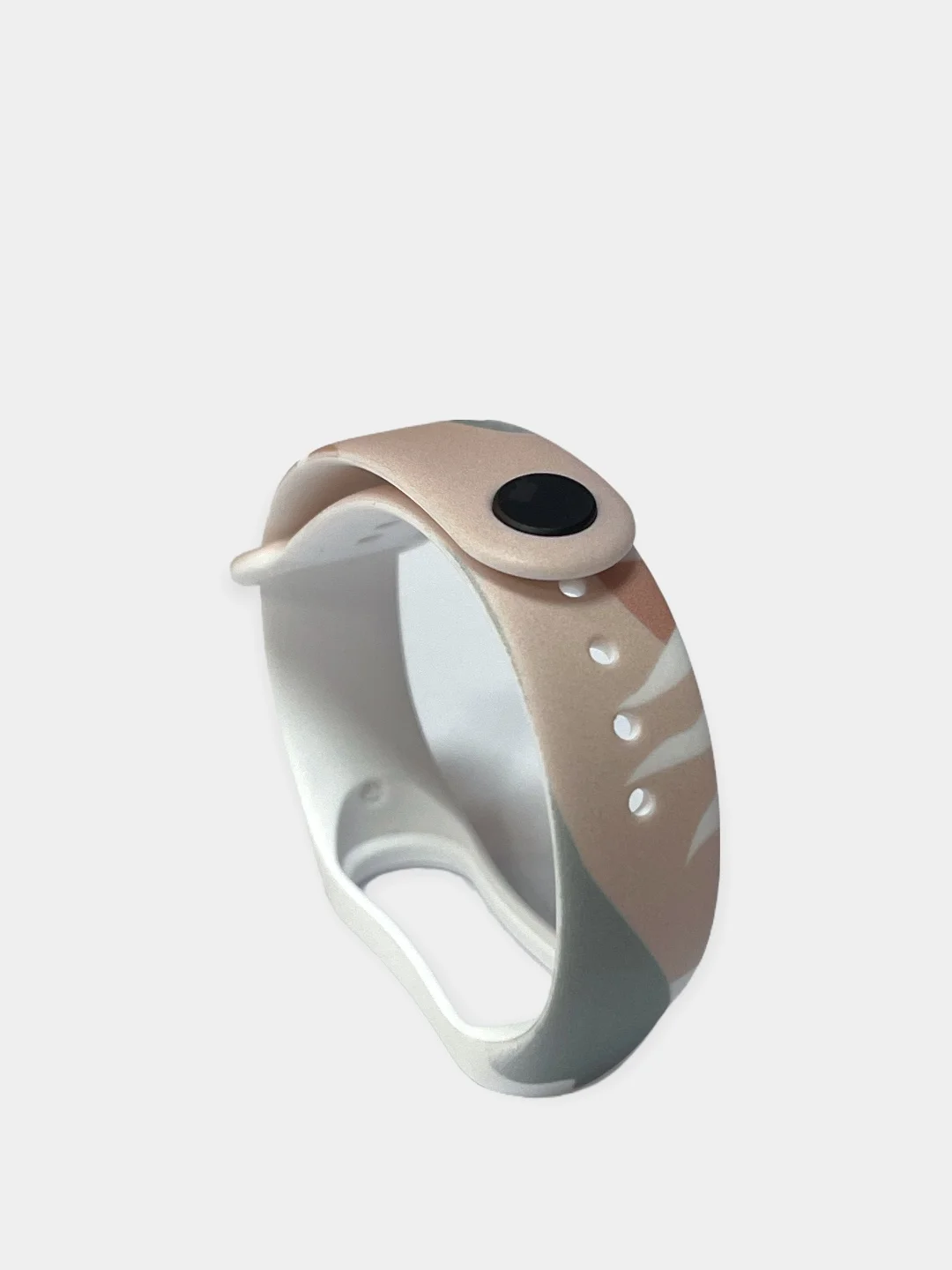 Хаки ремешок для Xiaomi Mi Band 3, 4, 5, 6 силиконовый