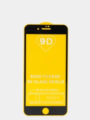 Защитное стекло 9D для iPhone 7 Plus / 8 Plus с черной рамкой (Айфон 7 Plus / 8 Plus)