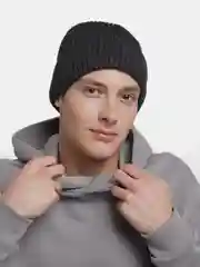 Тёмно-серый шапка мужская  Алга