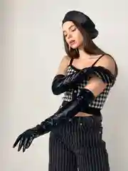 Перчатки из экокожи