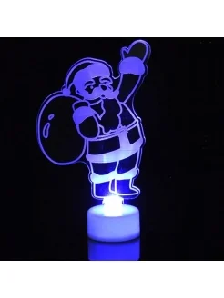 LED Елочка, снеговик, дед мороз/LED Фигурки/Новогодний декор для дома