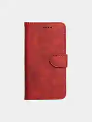 Красный кожаный PU чехол книжка Samsung Galaxy M32