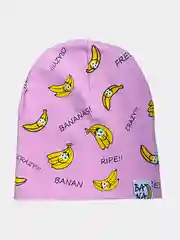 Пастельно-коралловый шапка с принтом BANANA