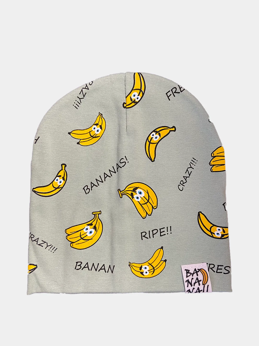 Бирюзовый шапка с принтом BANANA