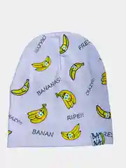 Белый шапка с принтом BANANA