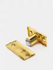 Фиксатор шариковый дверной золото