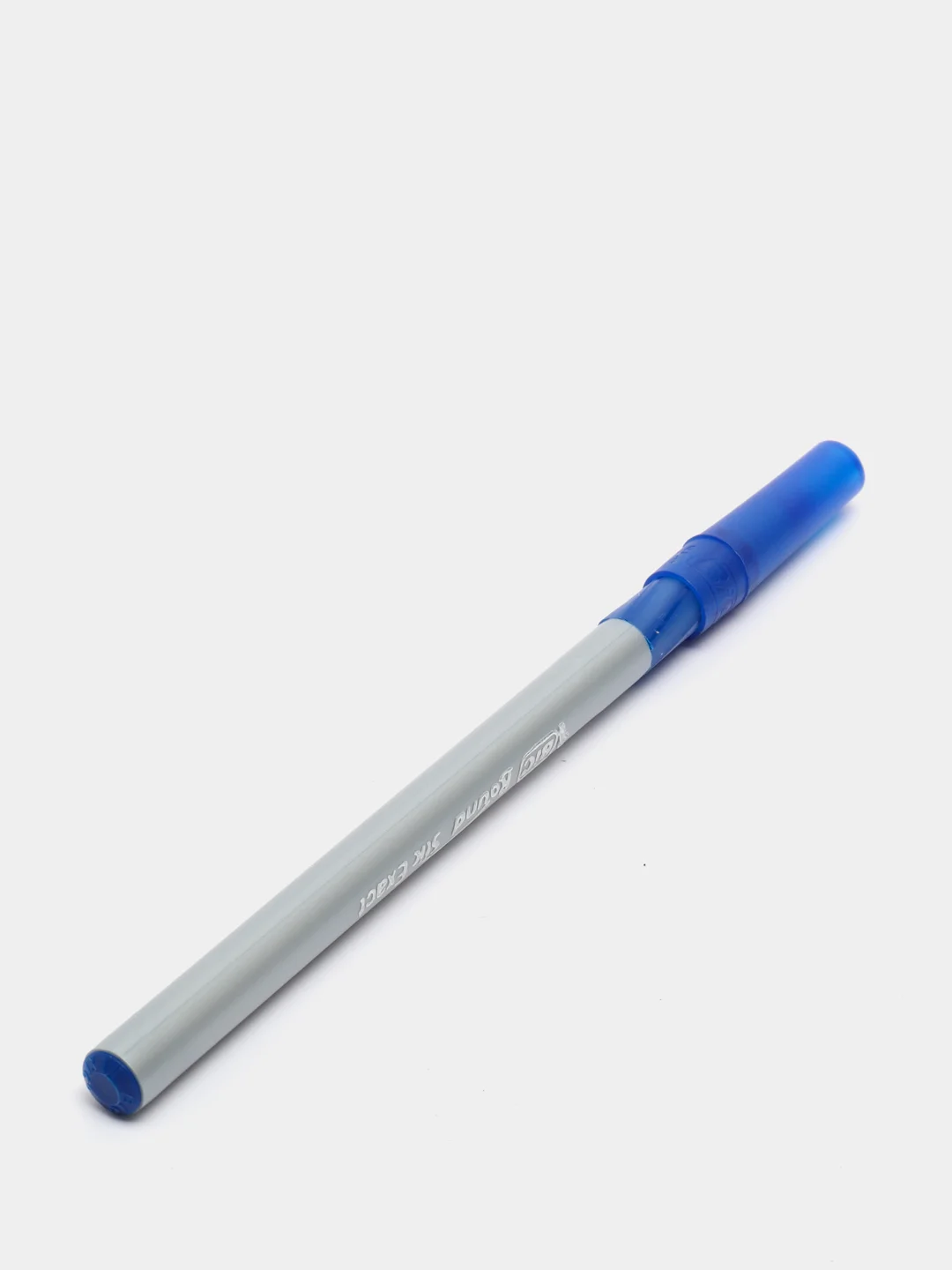 Ручка шариковая, синяя, тонкое письмо, резиновый упор, BIC Round Stic Exact