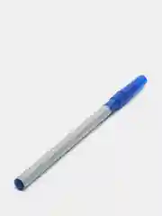 Ручка шариковая, синяя, тонкое письмо, резиновый упор, BIC Round Stic Exact