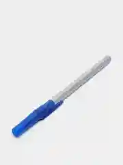 Ручка шариковая, синяя, тонкое письмо, резиновый упор, BIC Round Stic Exact