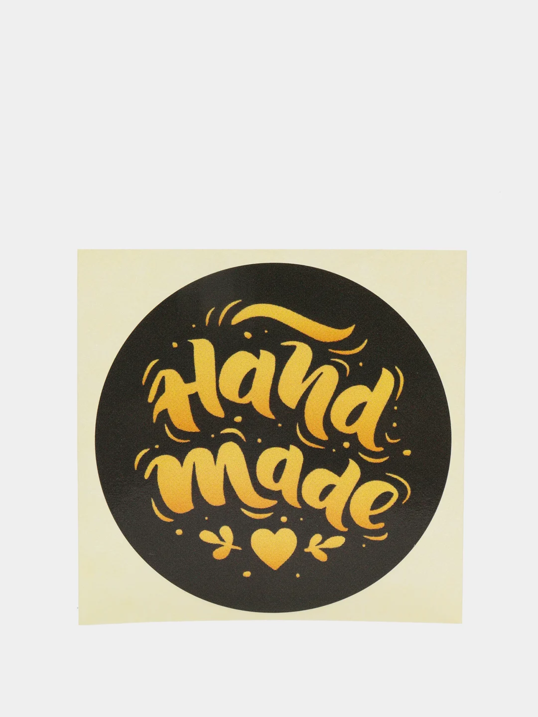 Набор наклеек для бизнеса Hand made, 4 х 4 см