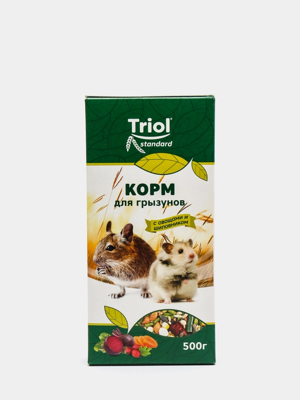 Корм Тriol Standard для грызунов с овощами и шиповником, 500г