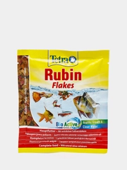 Tetra Rubin Flakes корм в хлопьях для улучшения окраса всех видов рыб, 12 г
