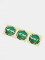 Набор наклеек для бизнеса Natural, 4 х 4 см