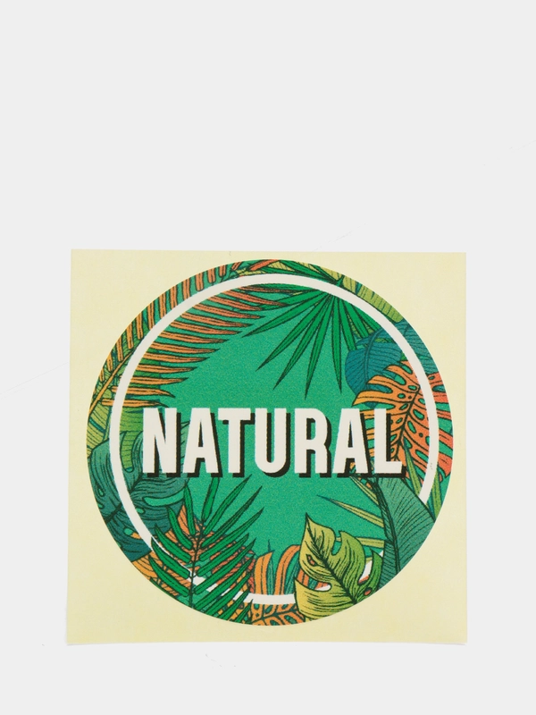 Набор наклеек для бизнеса Natural, 4 х 4 см
