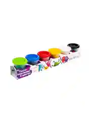 Набор для детского творчества лепки тесто-пластилин Genio Kids, 6 цветов