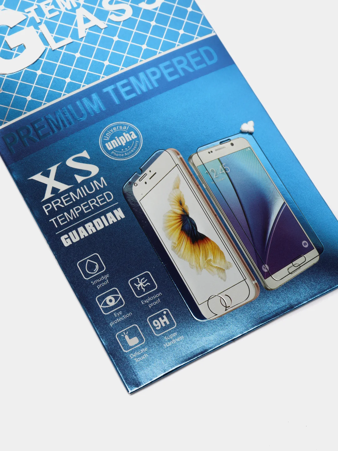 Защитное стекло 9D для iPhone 11, XR с черной рамкой прочность 9H