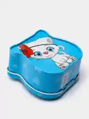 Копилка металл "Милый котёнок", разные цвета, 8,5 х 9 х 4,5 см