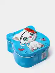 Копилка металл "Милый котёнок", разные цвета, 8,5 х 9 х 4,5 см