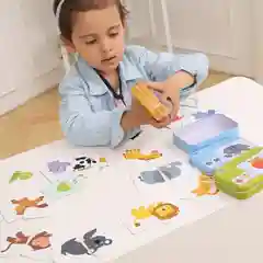 Пазлы-половинки с изучением английского языка
