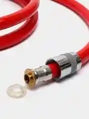 Душевой шланг ZEIN Z12PM, антиперекручивание, латунные гайки, бордовый, 150 см