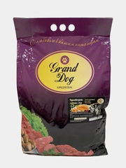 Сухой корм для взрослых собак всех пород Grand Dog Hypoallergenic с лососем и рисом 3и10кг
