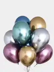 Воздушные шар , хром, 31 см ,  10 шт