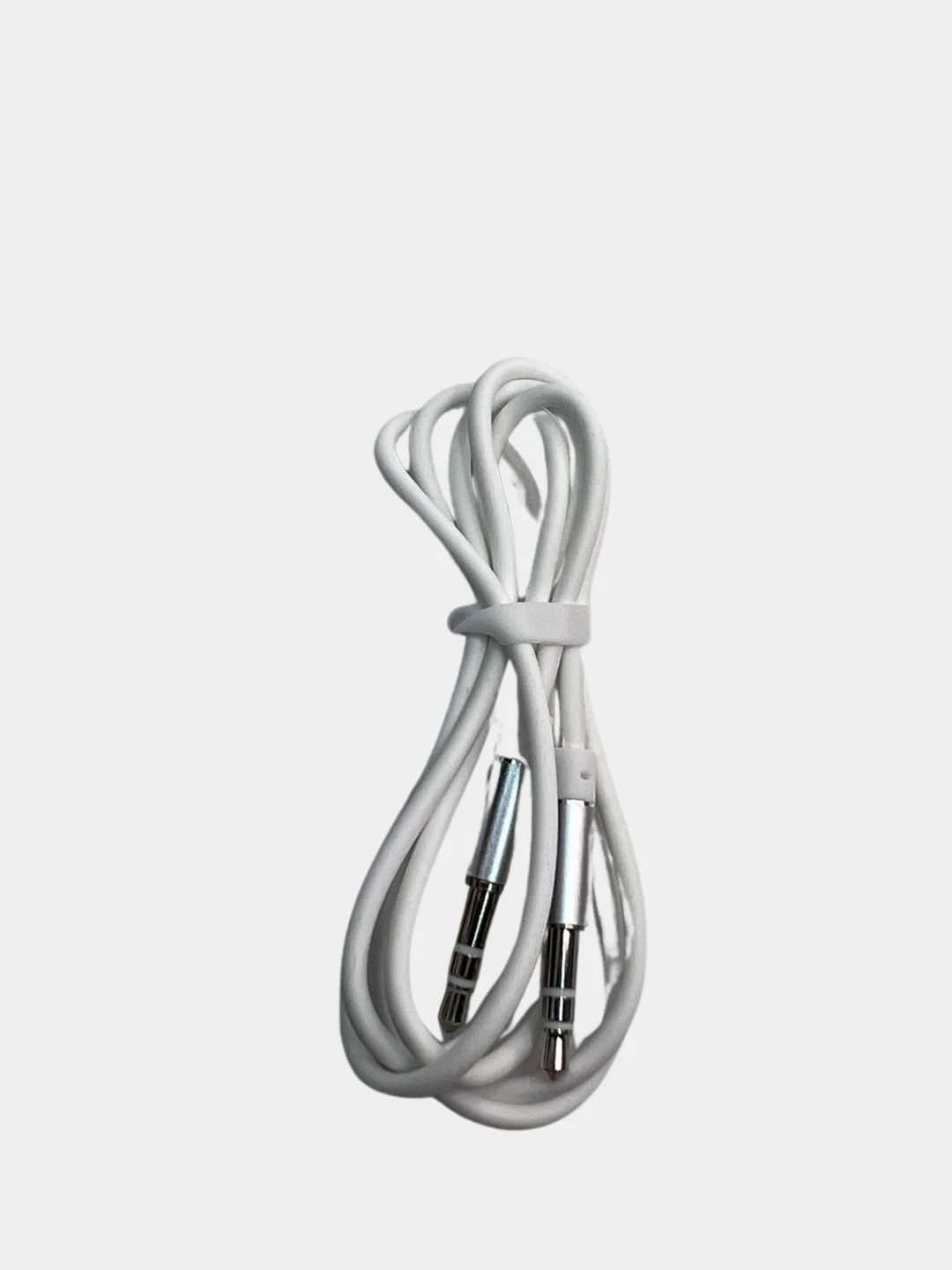Белый аудиокабель REMAX L100 3,5 мм AUX Jack Cable 1м, 2м круглый кабель Jack 3,5 - Джек 3.5