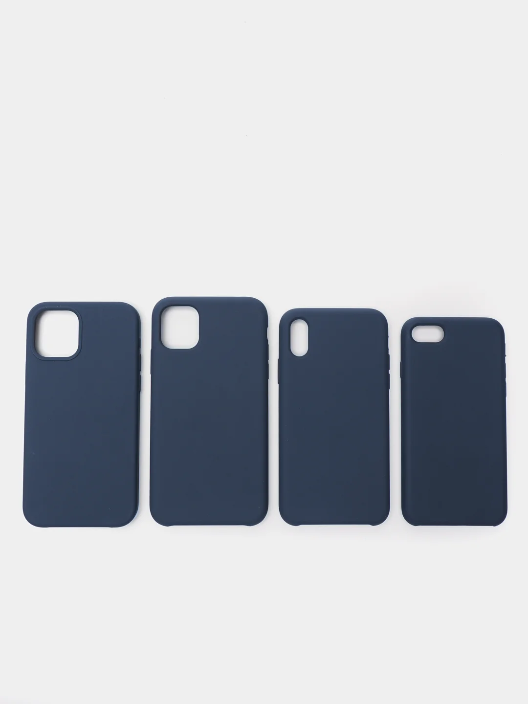 Серый меланж чехол для iPhone 12, 11, 7, 8, Pro, Max, Plus силиконовый айфон