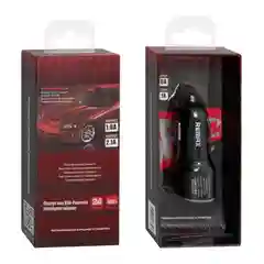 Черный автомобильное зарядное устройство, 2 USB выхода