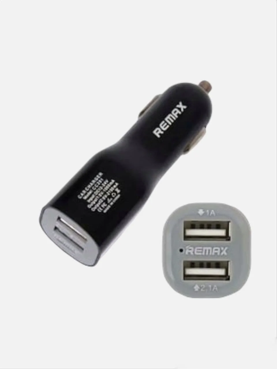 Черный автомобильное зарядное устройство, 2 USB выхода
