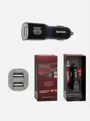 Черный автомобильное зарядное устройство, 2 USB выхода
