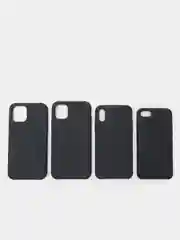 Угольный чехол для iPhone 12, 11, 7, 8, Pro, Max, Plus силиконовый айфон
