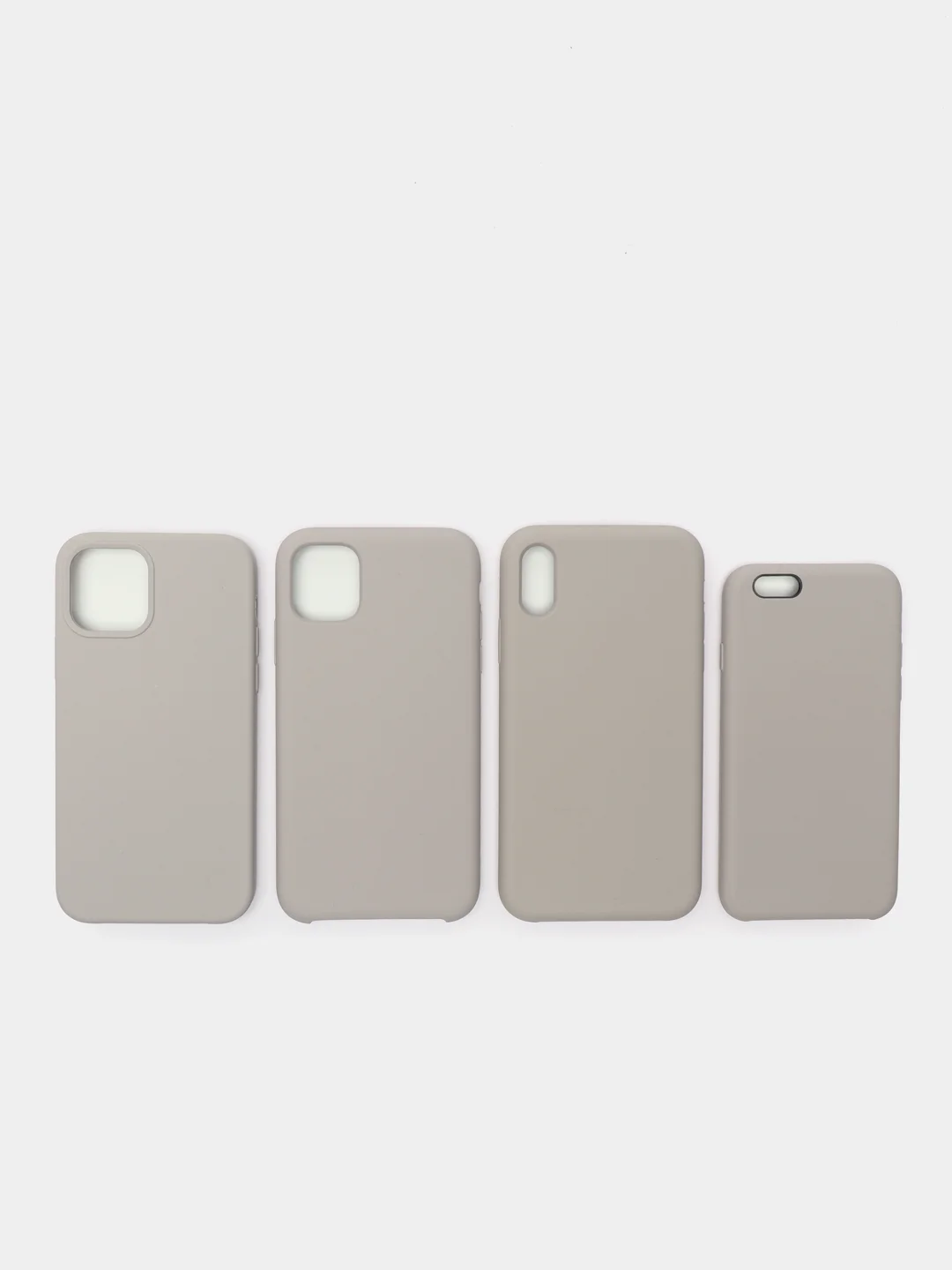 Серый чехол для iPhone 12, 11, 7, 8, Pro, Max, Plus силиконовый айфон