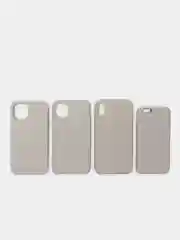 Серый чехол для iPhone 12, 11, 7, 8, Pro, Max, Plus силиконовый айфон