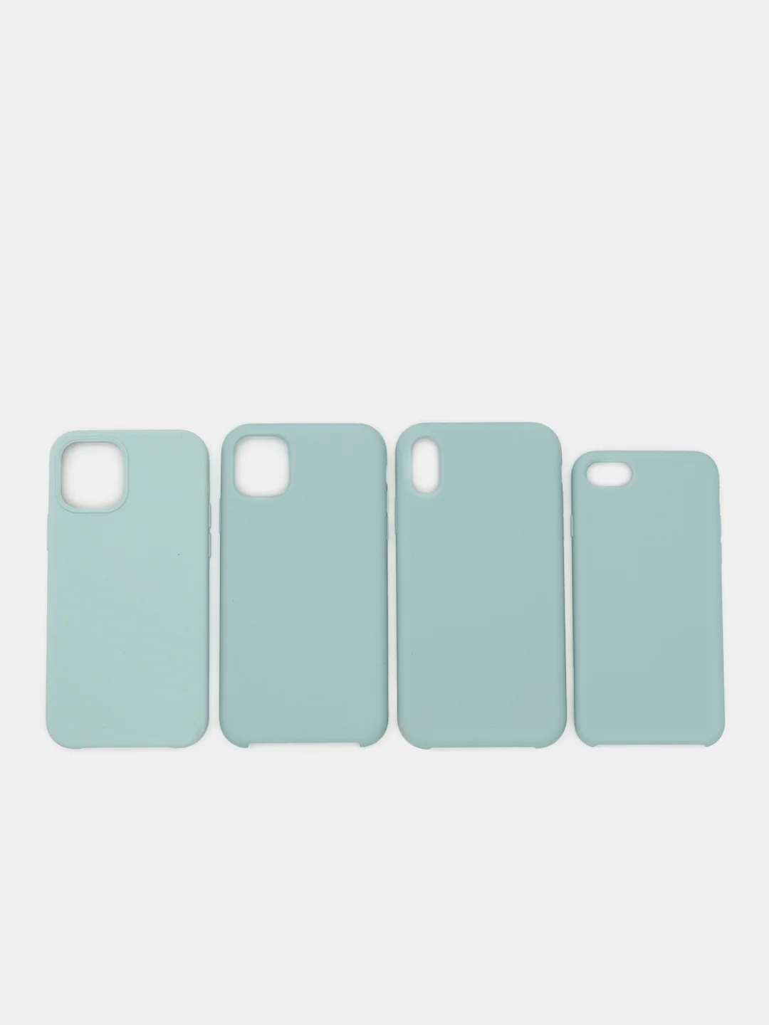 Мятный чехол для iPhone 12, 11, 7, 8, Pro, Max, Plus силиконовый айфон