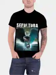 Футболка унисекс из хлопка с принтом Sepultura