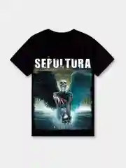 Футболка унисекс из хлопка с принтом Sepultura