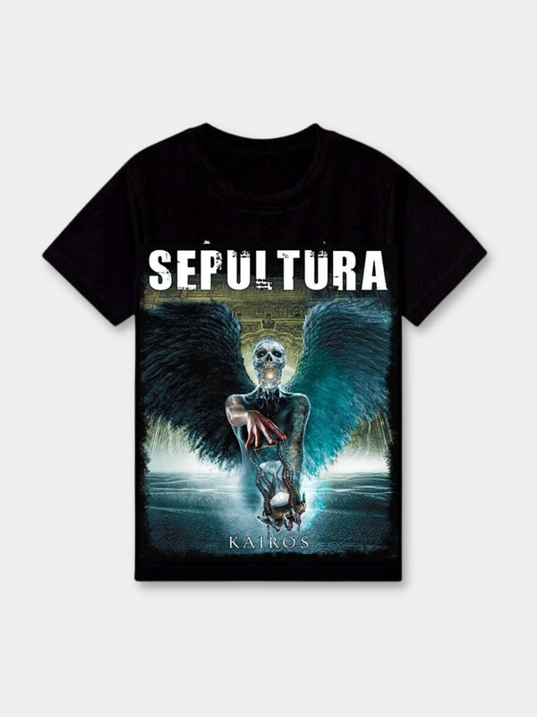 Футболка унисекс из хлопка с принтом Sepultura