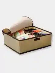 Светло-бежевый органайзер для белья, 12+1 ячеек, 6 цветов