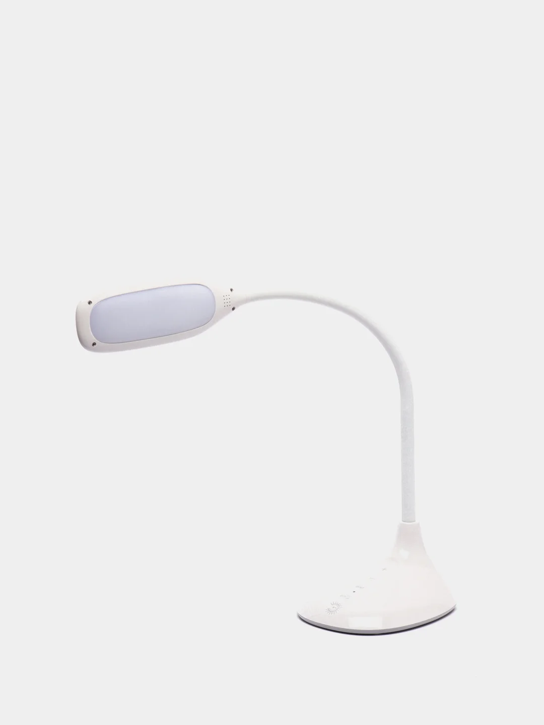 Белый настольный светильник NLED-452-9W-W ЭРА со светодиодами(LED)Оснащен сенсорным управлением