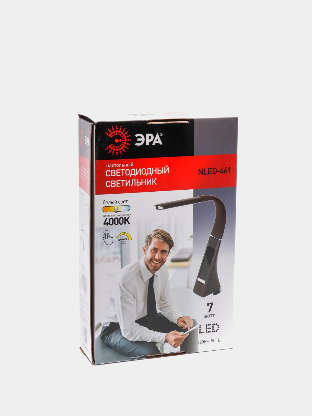 Настольная лампа-светильник светодиодная ЭРА NLED-461-7W-BR (LED) / сенсорное управление