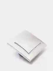 Серый металлик выключатель Plano Intro, 10А-250В, IP20, СУ