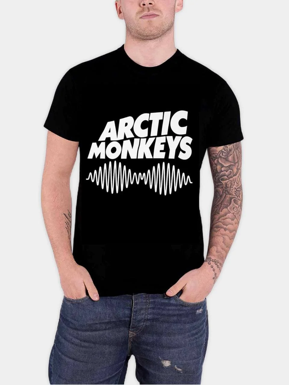 Футболка унисекс из хлопка с принтом Arctic Monkeys