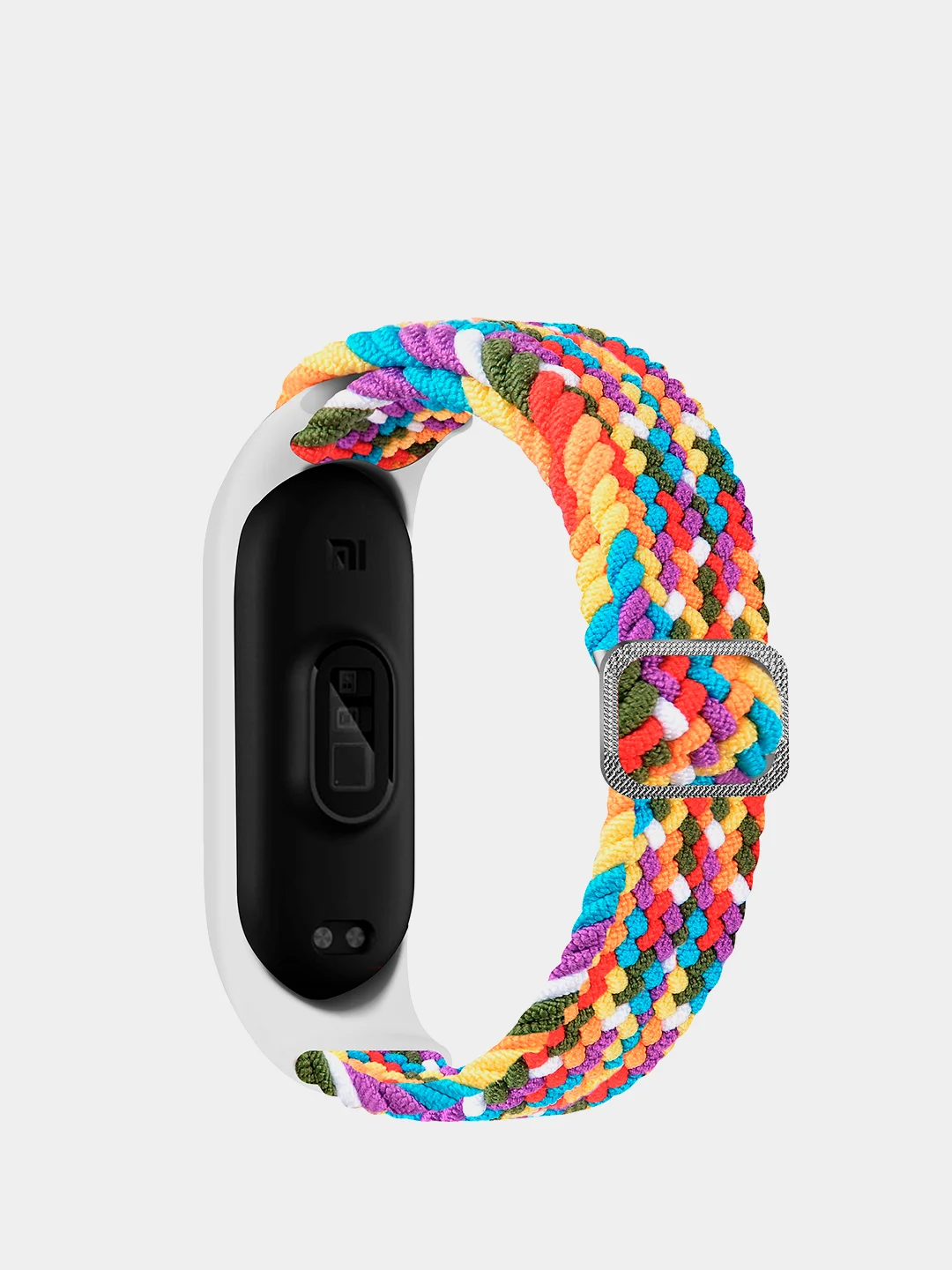 Светло-оранжевый ремешок монобраслет для Xiaomi Mi Band 3 4 5 6